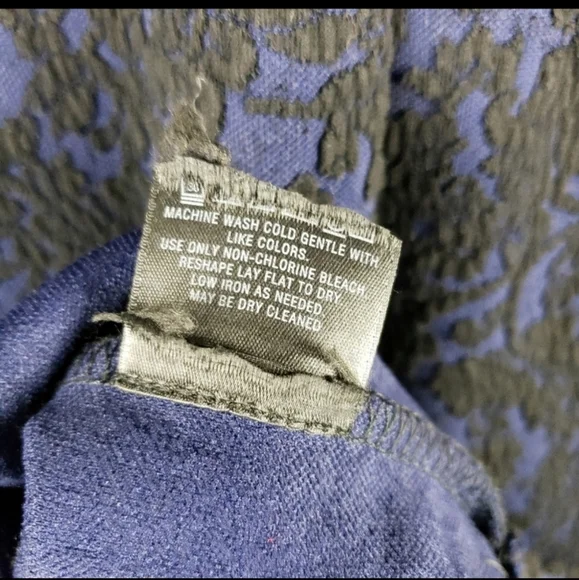 Anthropologie moulinette soeurs Blue Black Lace dress - Picture 14 of 15